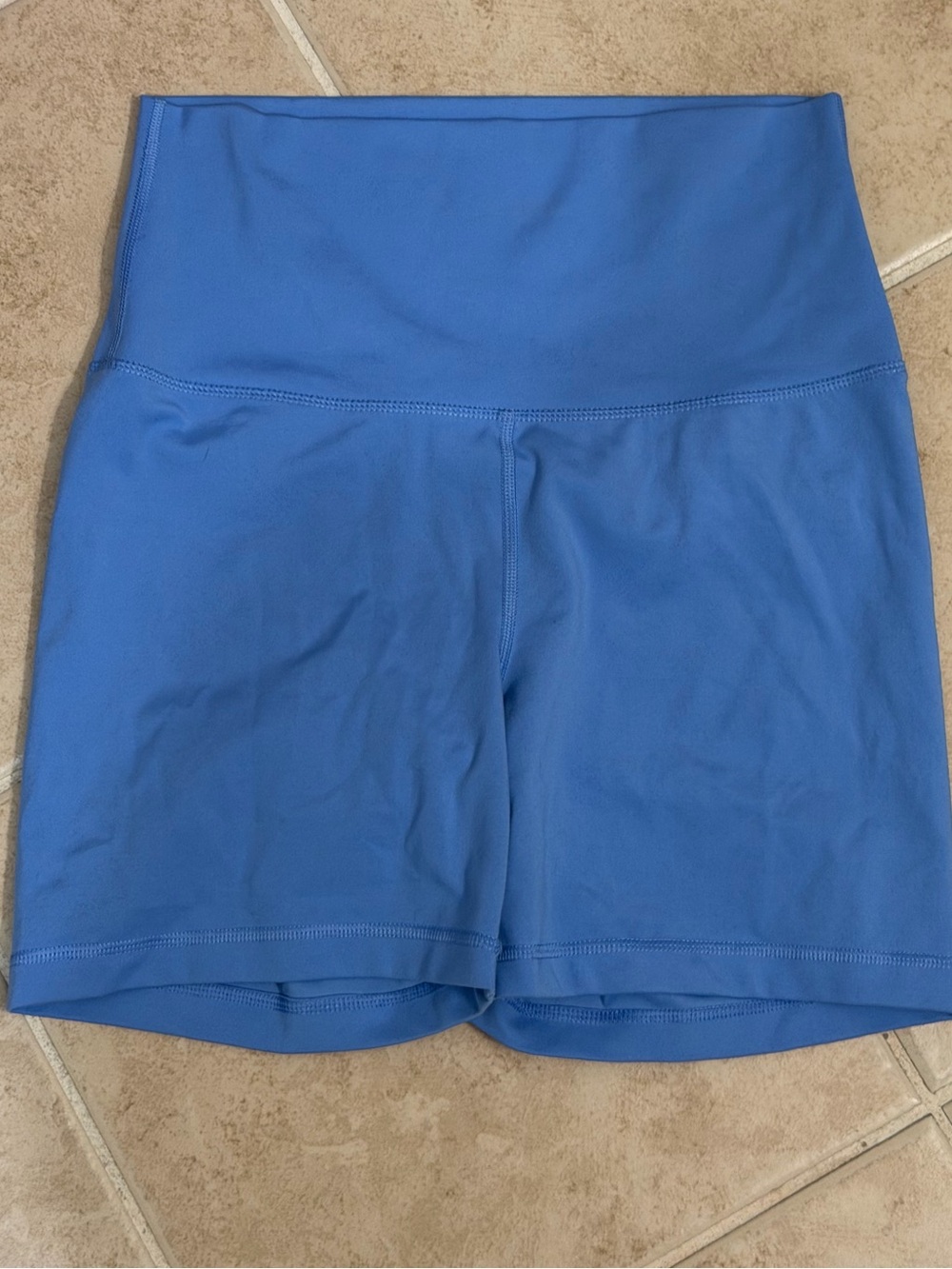 Blue biker shorts size medium